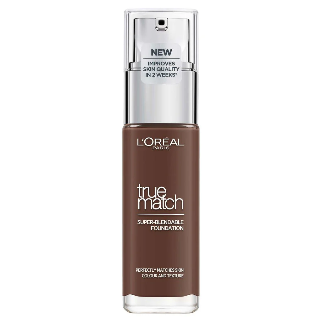 L'Oreal Paris True Match Liquid Foundation 30ml - Dark Coffee - Olabens