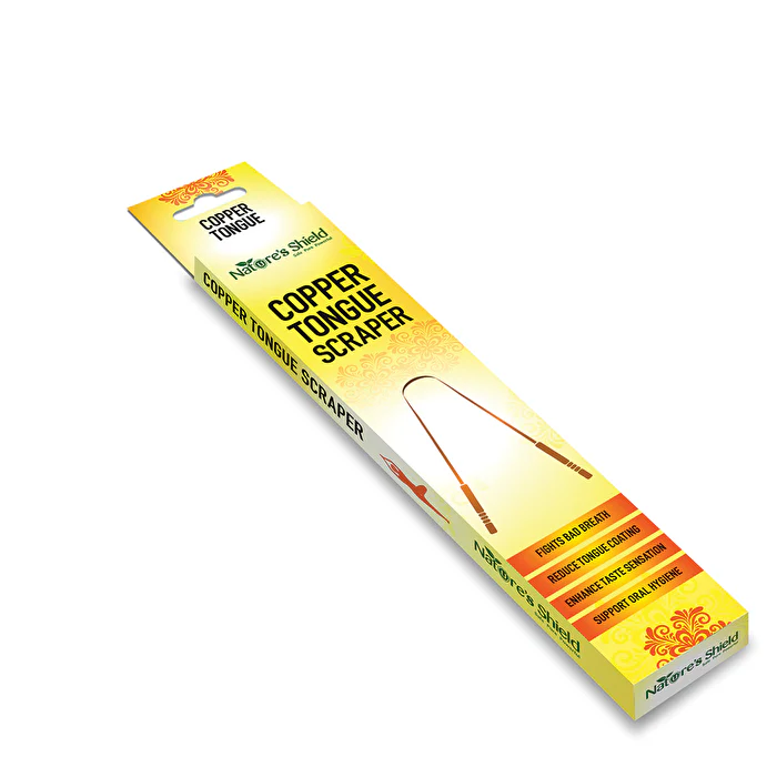 Nature's Shield Copper Tongue Scraper - Olabens