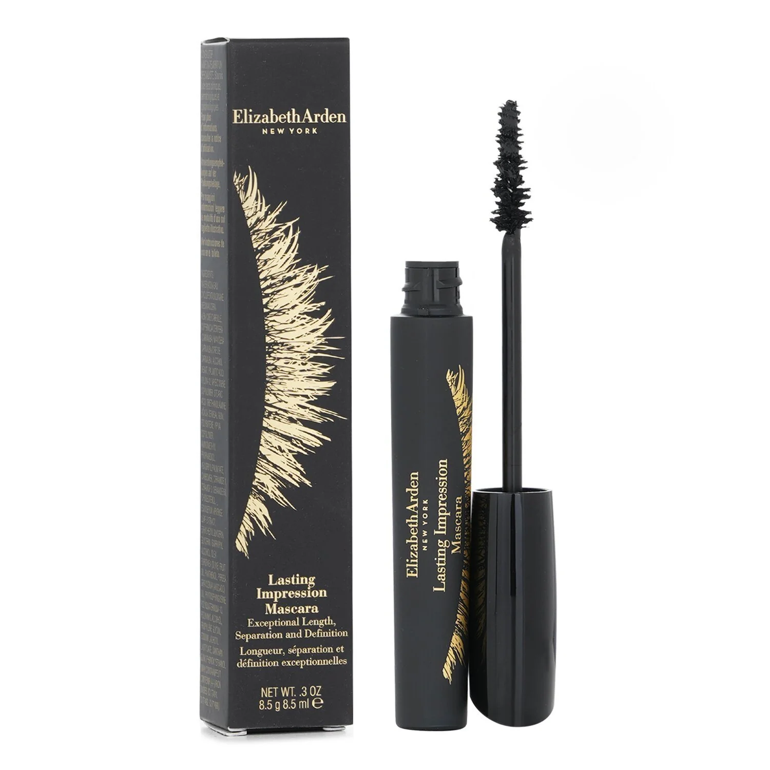 Elizabeth Arden Lasting Impression Mascara - # 01 Lasting Black  8.5ml/0.3oz - Olabens