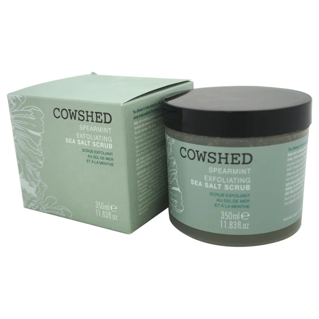 Cowshed Spearmint Exfoliating Sea Salt Scrub by Cowshed for Women - 11.83 oz Scrub - Olabens