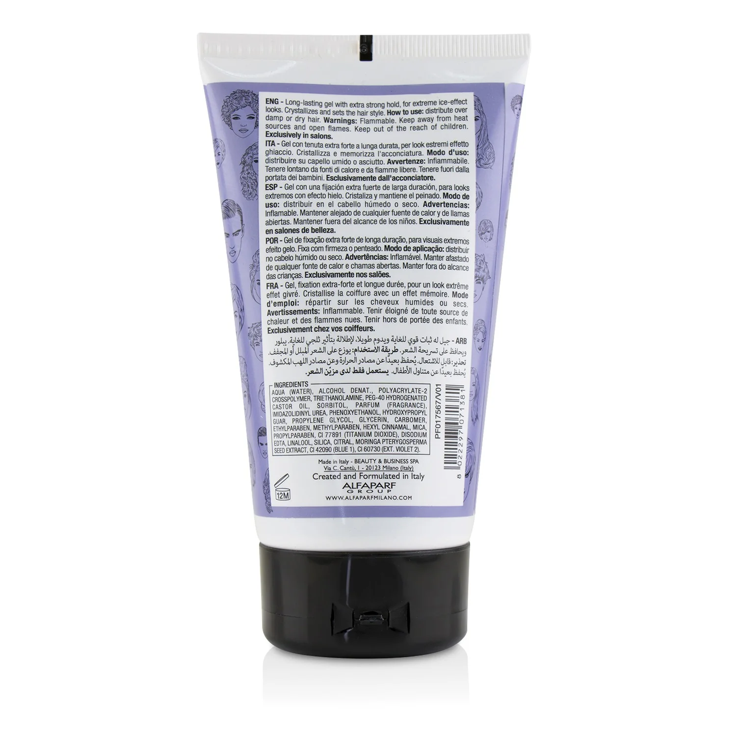 AlfaParf Style Stories Frozen Gel (Extra Strong Hold)  150ml/5.3oz - Olabens