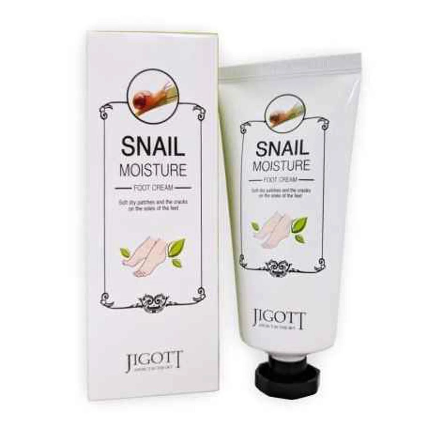Jigott SNAIL MOISTURE FOOT CREAM  100g - Olabens