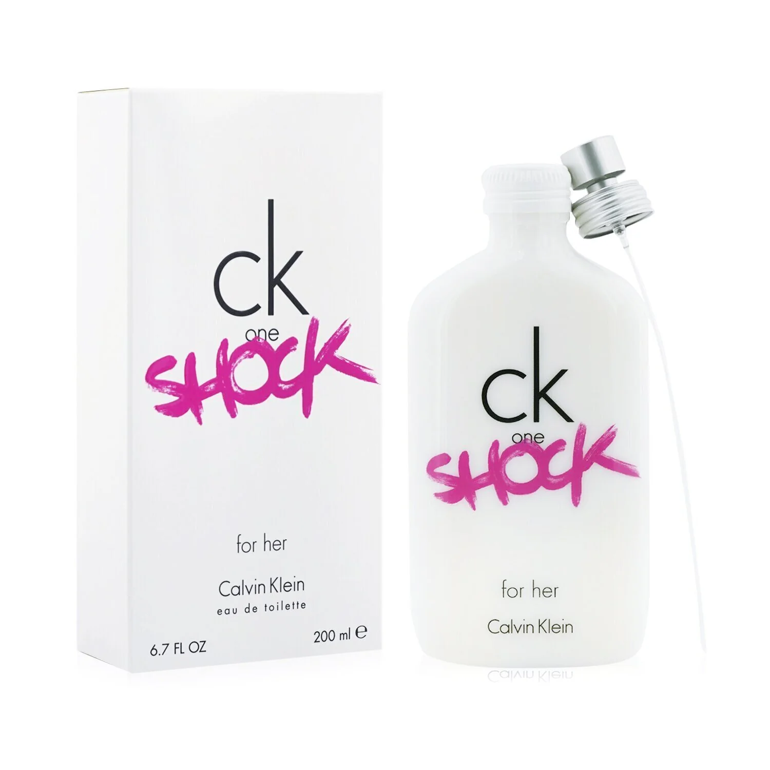 Calvin Klein CK One Shock For Her Eau De Toilette Spray (Unbox)  200ml/6.7oz - Olabens