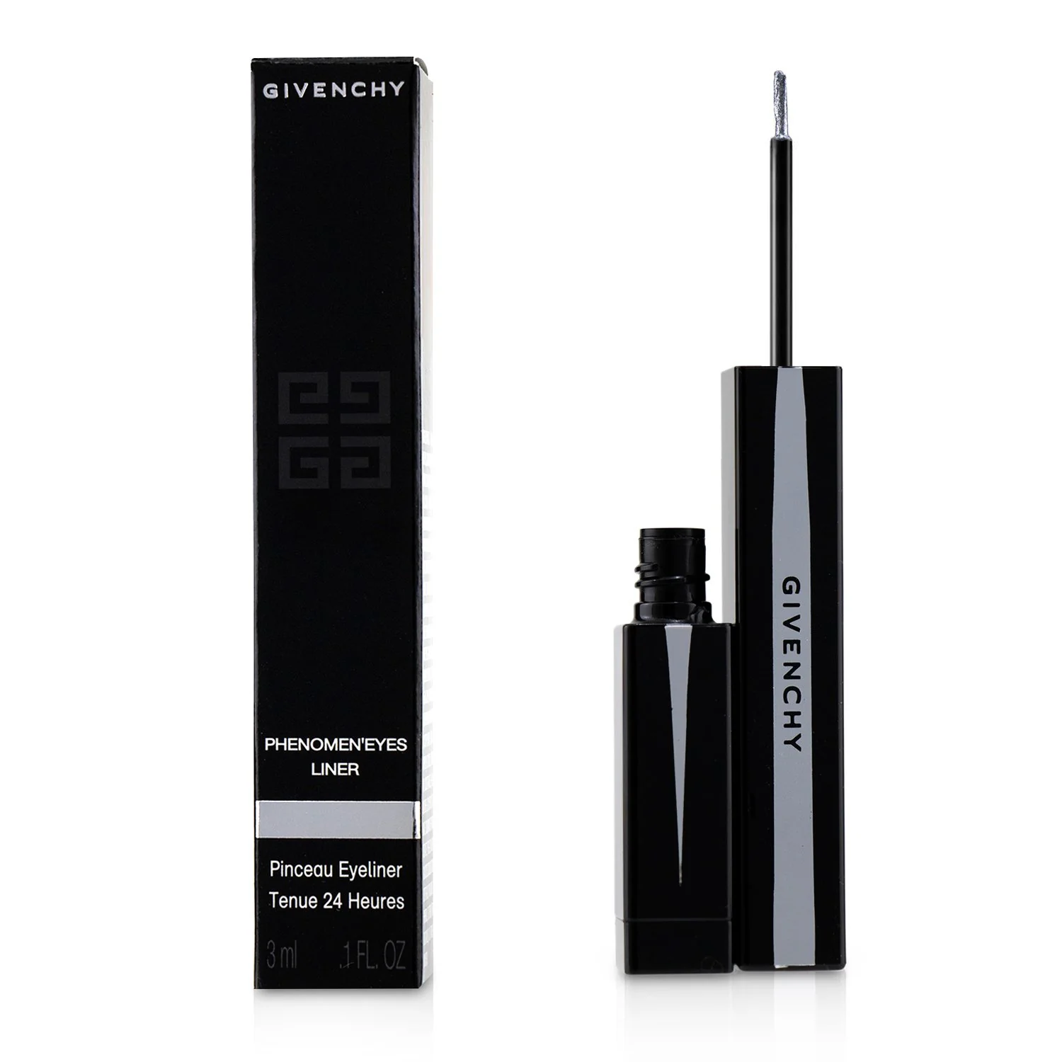 Givenchy Phenomen'Eyes Brush Tip Eyeliner - # 01 Shimmer Silver  3ml/0.1oz - Olabens