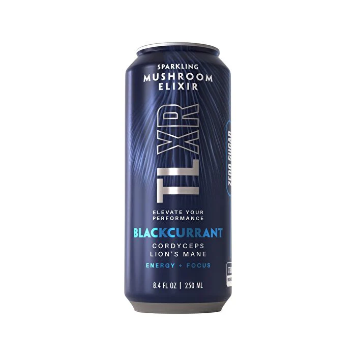 Teelixir TLXR Sparkling Mushroom Elixir Blackcurrant 250ml x 24 Pack - Olabens