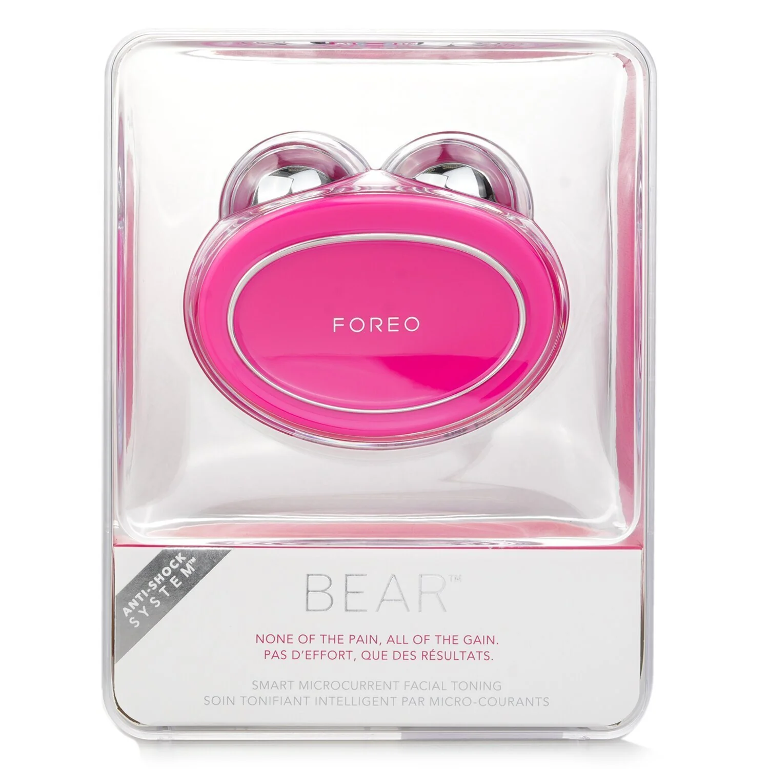 FOREO Bear Microcurrent Facial Toning Device - # Fuchsia  1pcs - Olabens