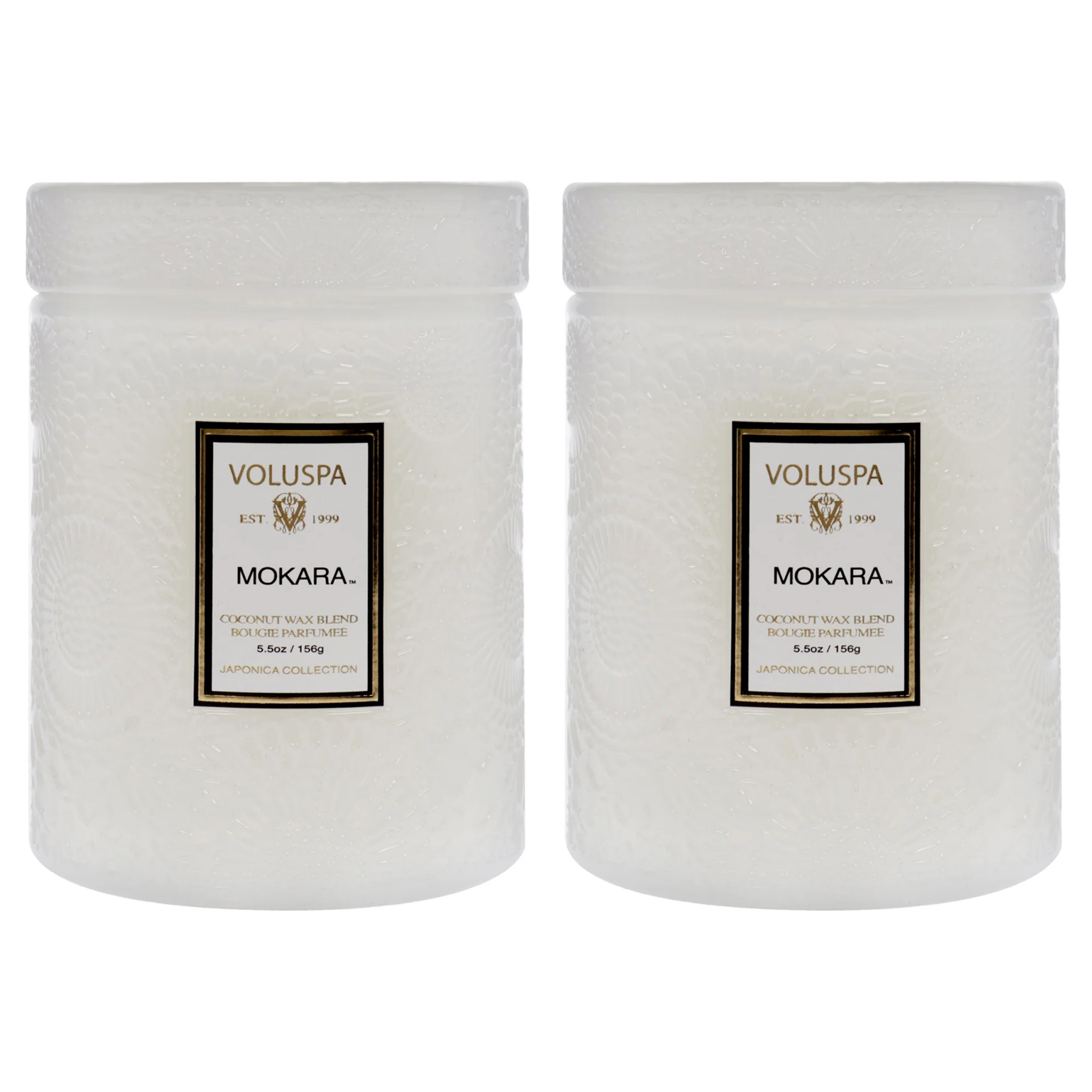 Mokara - Small Kit by Voluspa for Unisex - 2 x 5.5 oz Candle - Olabens