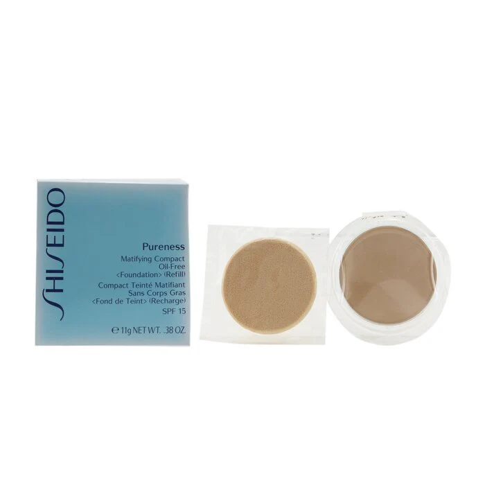 Shiseido Pureness Matifying Compact Oil Free SPF 15 Refill - 10 Light Ivory 11g/0.38oz - Olabens