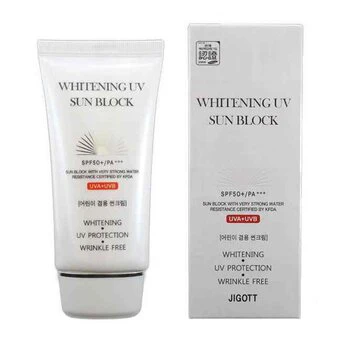 Jigott Whitening UV Sun Block SPF50+/PA+++  70ml - Olabens