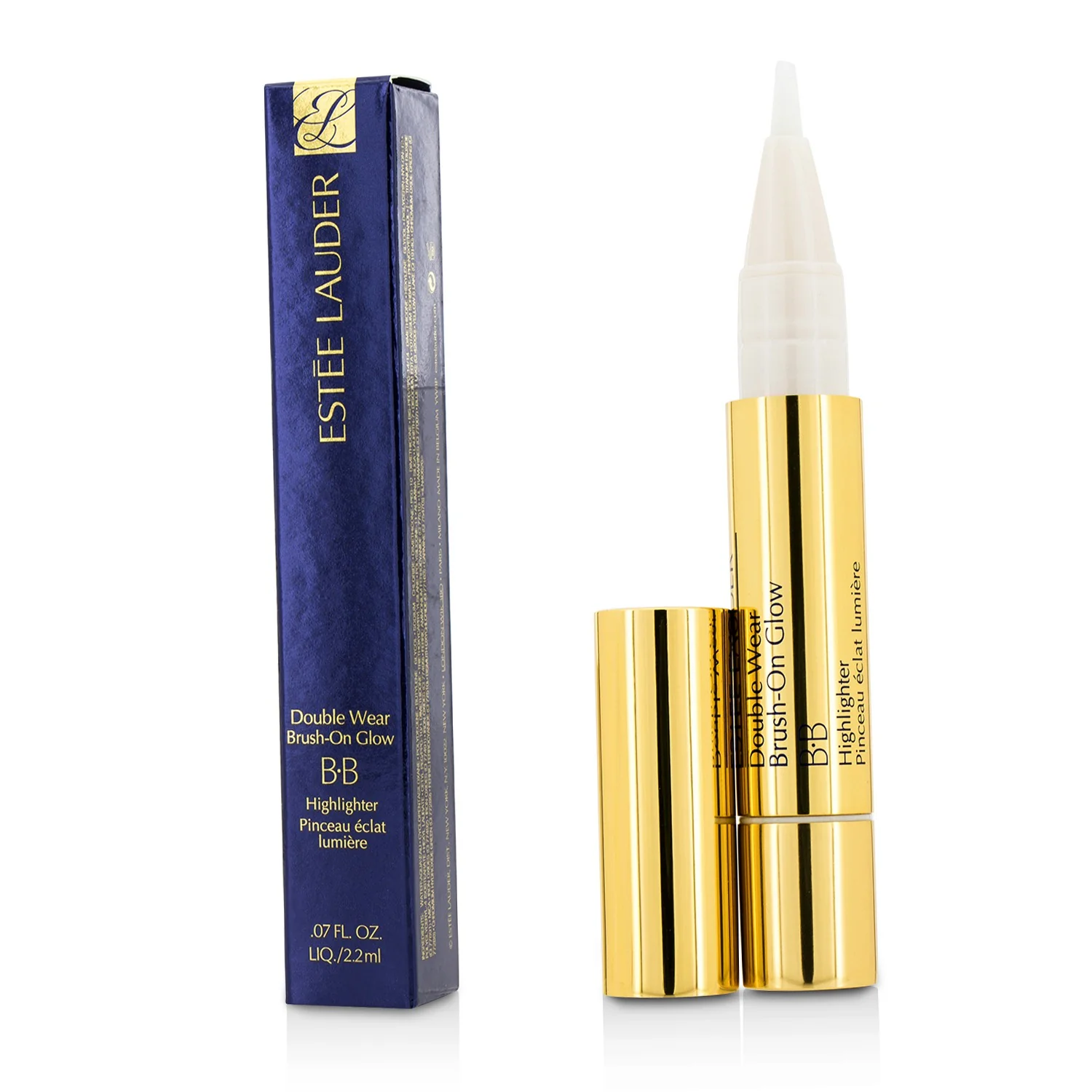 Estee Lauder Double Wear Brush On Glow BB Highlighter - # 2W Light Medium  2.2ml/0.07oz - Olabens