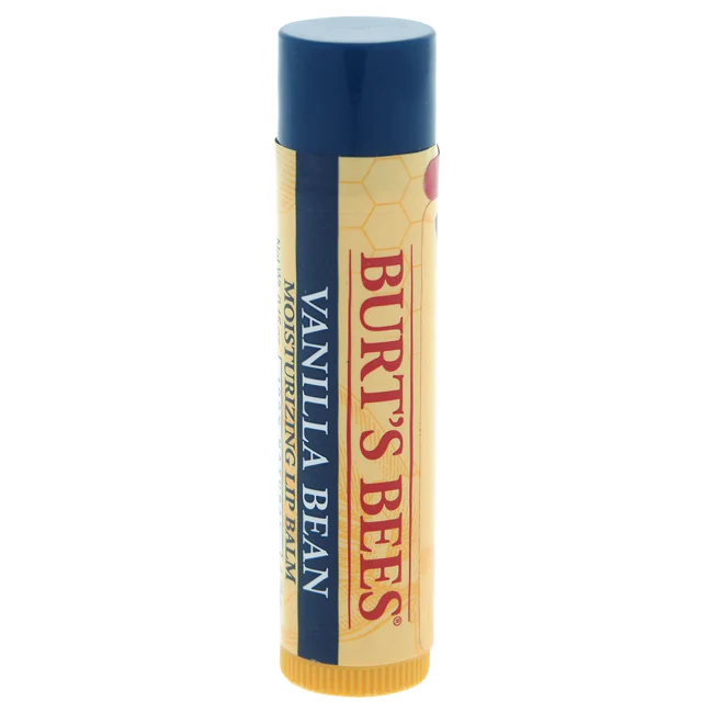 Vanilla Bean Moisturizing Lip Balm by Burts Bees for Unisex - 0.15 oz Lip Balm - Olabens
