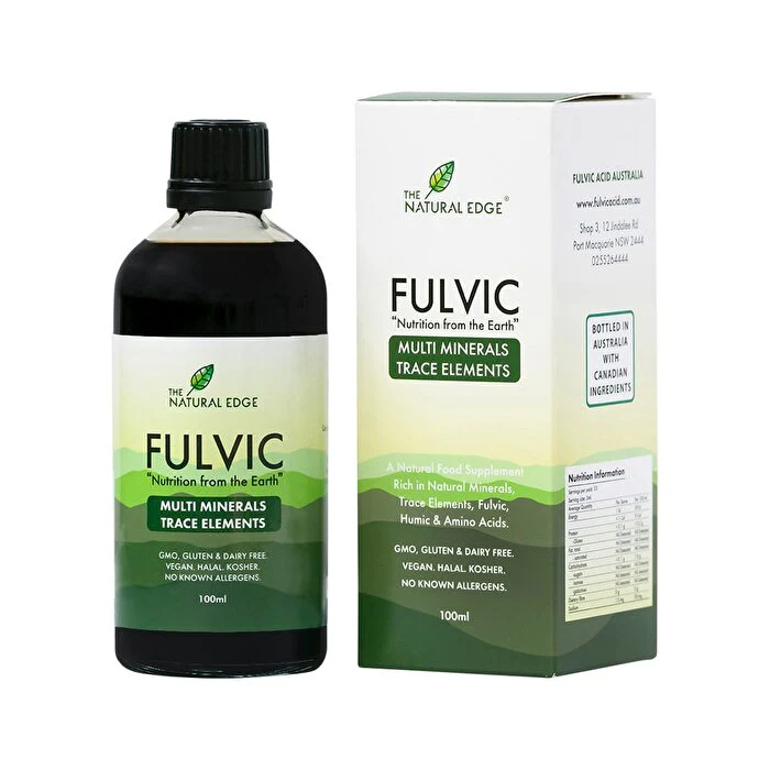 The Natural Edge Fulvic (Multi Minerals Trace Elements) 100ml - Olabens