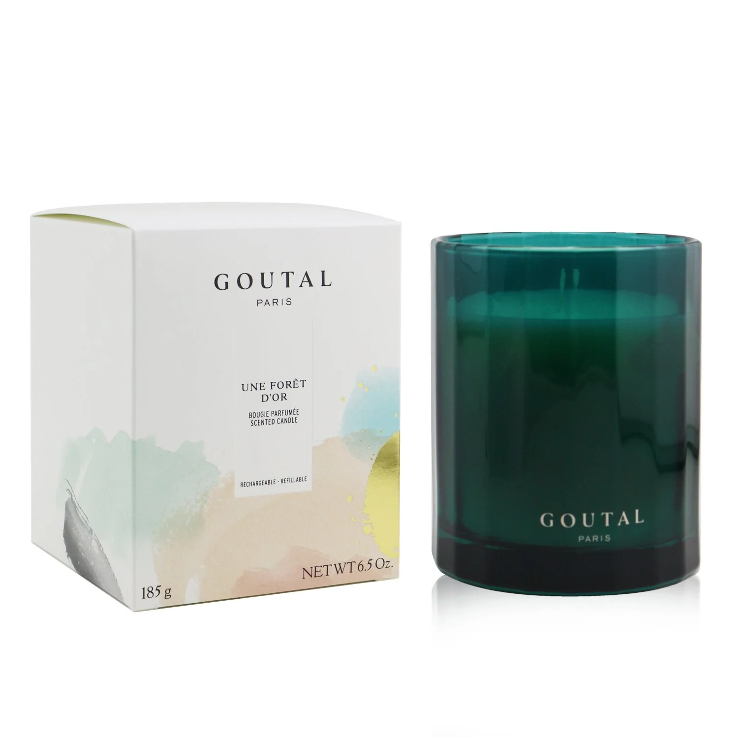 Goutal (Annick Goutal) Refillable Scented Candle - Une Foret D'or  185g/6.5oz - Olabens