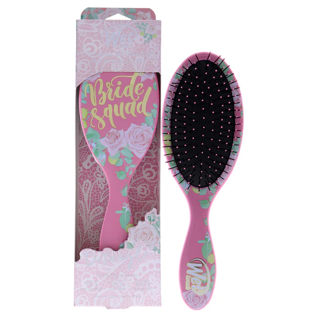 Original Detangler Bridal Collection Brush - Bride Squad Pink by Wet Brush for Unisex - 1 Pc Hair Brush - Olabens