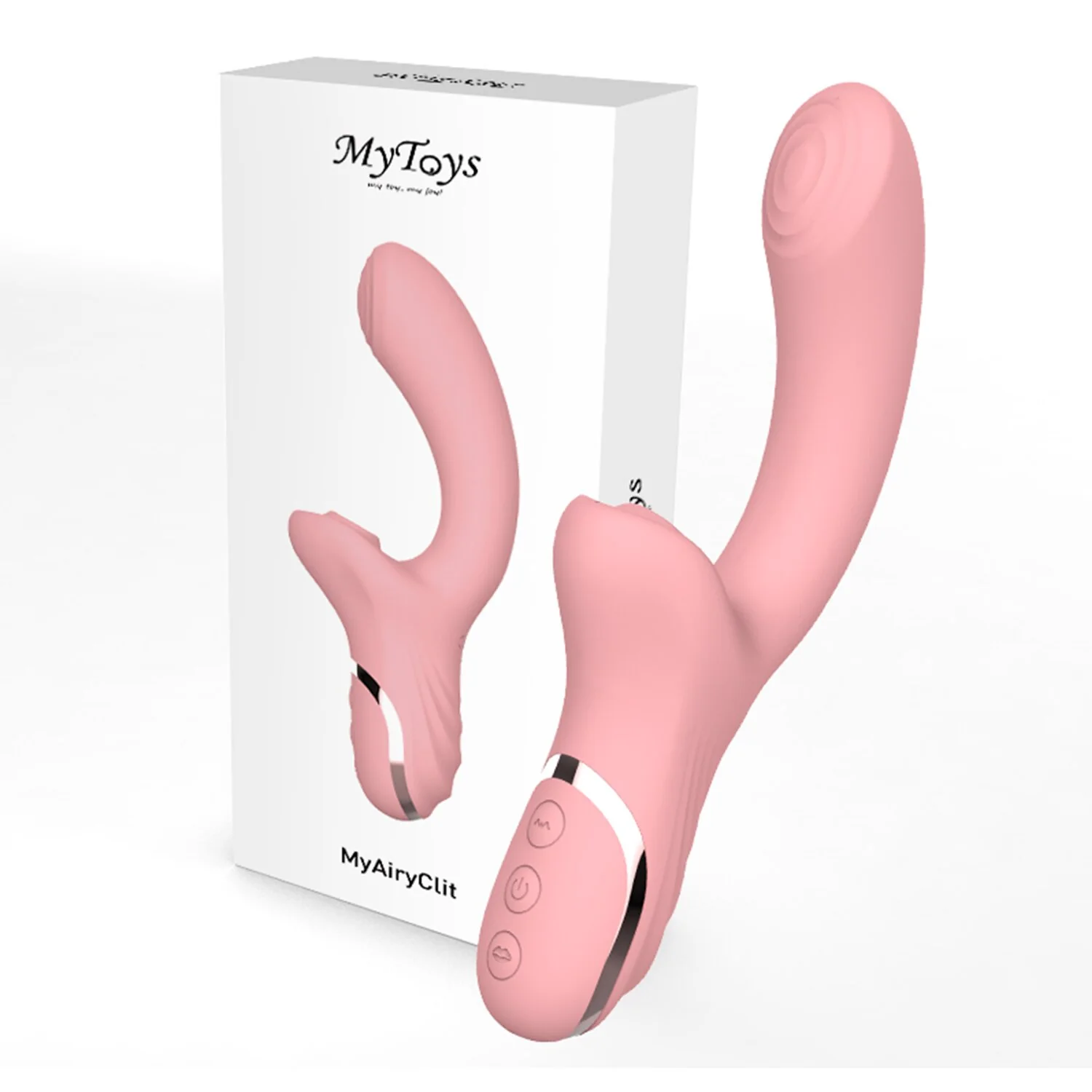 Mytoys My Airy Clit Stimulation Vibrator - # Pink  1pc - Olabens