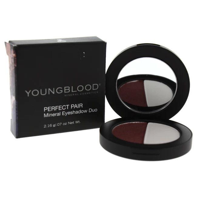 Youngblood Perfect Pair Mineral Eyeshadow Duo - Virtue by Youngblood for Women - 0.07 oz Eyeshadow - Olabens