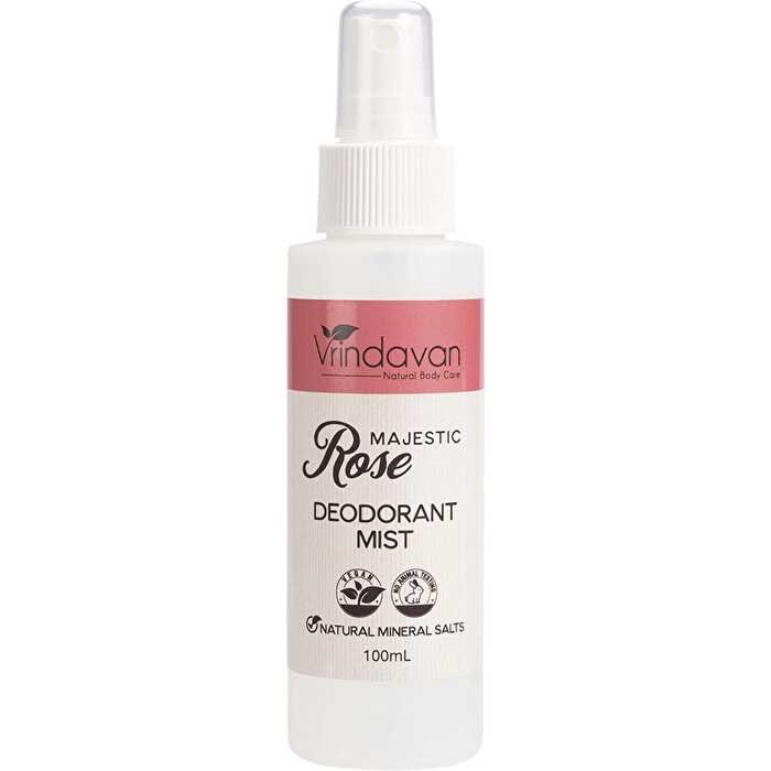 Vrindavan Deodorant Mist Majestic Rose 100ml - Olabens
