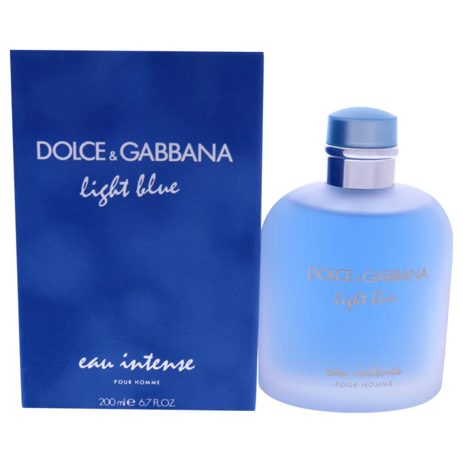 Light Blue Eau Intense by Dolce and Gabbana for Men - 6.7 oz EDP Spray - Olabens