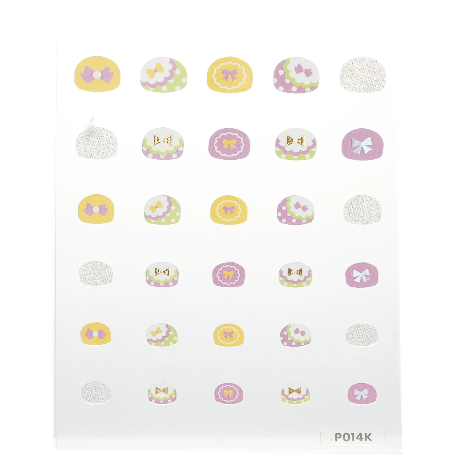 April Korea Princess Kids Nail Sticker - # P014K  1pack - Olabens