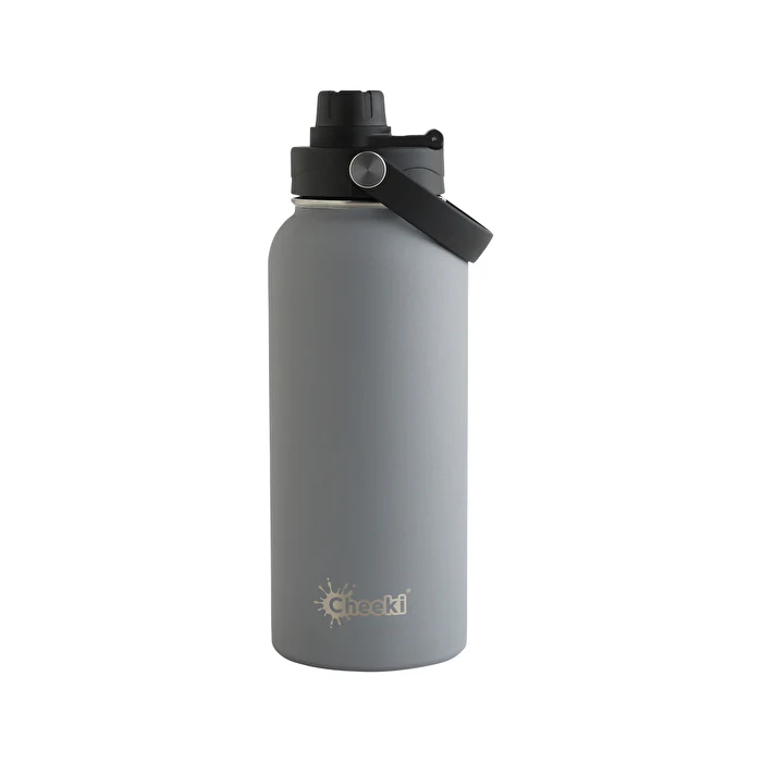 Cheeki Insulated Bottle Adventure Slate (Large) 1000ml - Olabens
