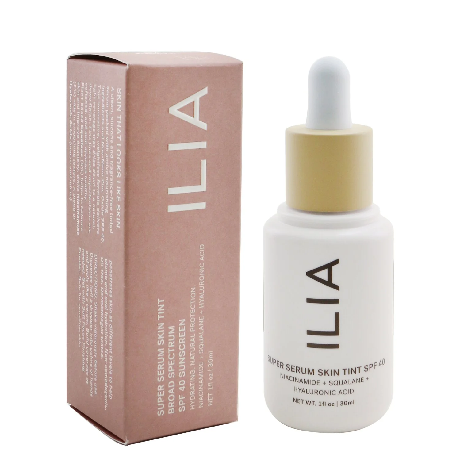 ILIA Super Serum Skin Tint SPF 40 - # ST3 Balos (Very Light With Neutral Cool Undertones)  30ml/1oz - Olabens