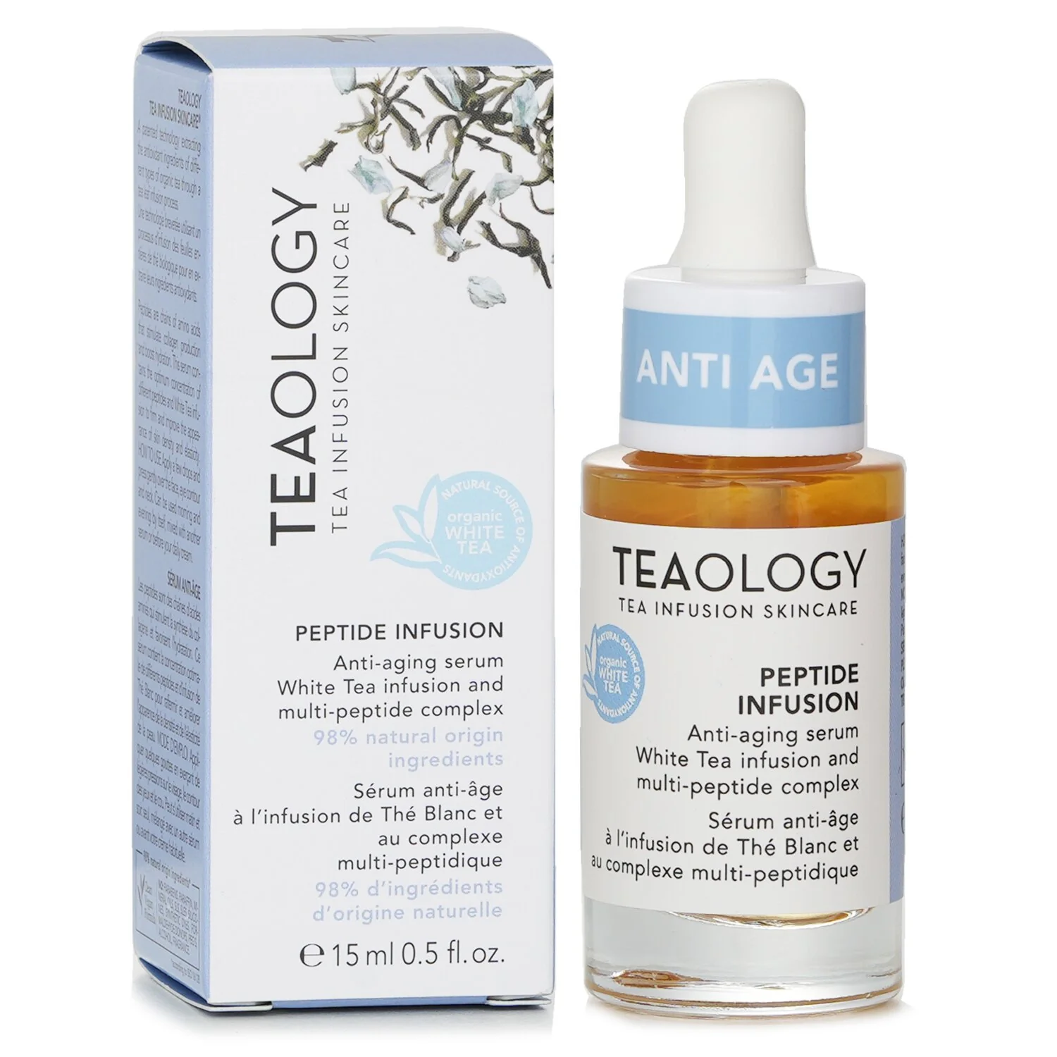 Teaology Peptide Infusion Anti Aging Serum  15ml/0.5oz - Olabens