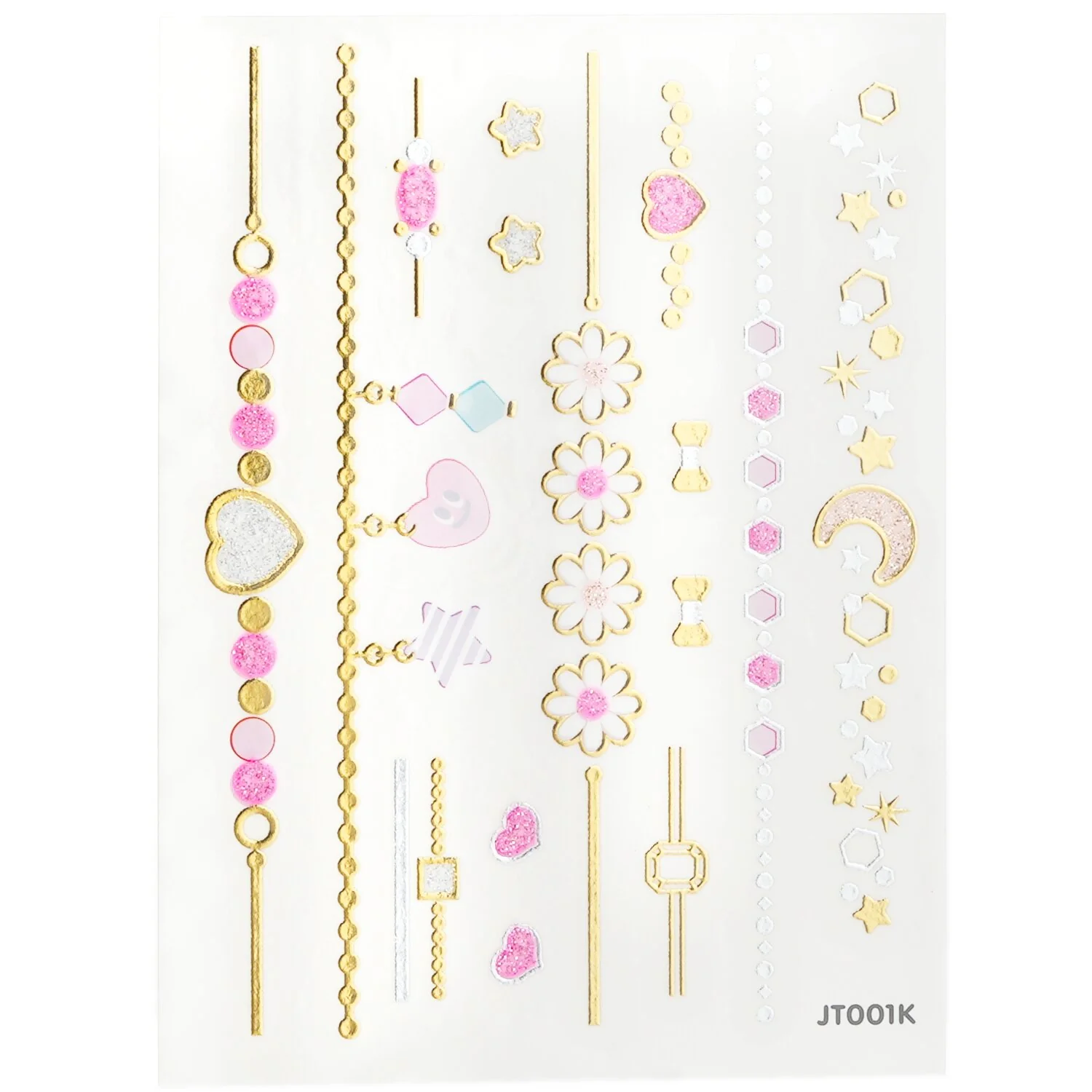 April Korea Princess Jewel Body Sticker - # JT001K  1pc - Olabens