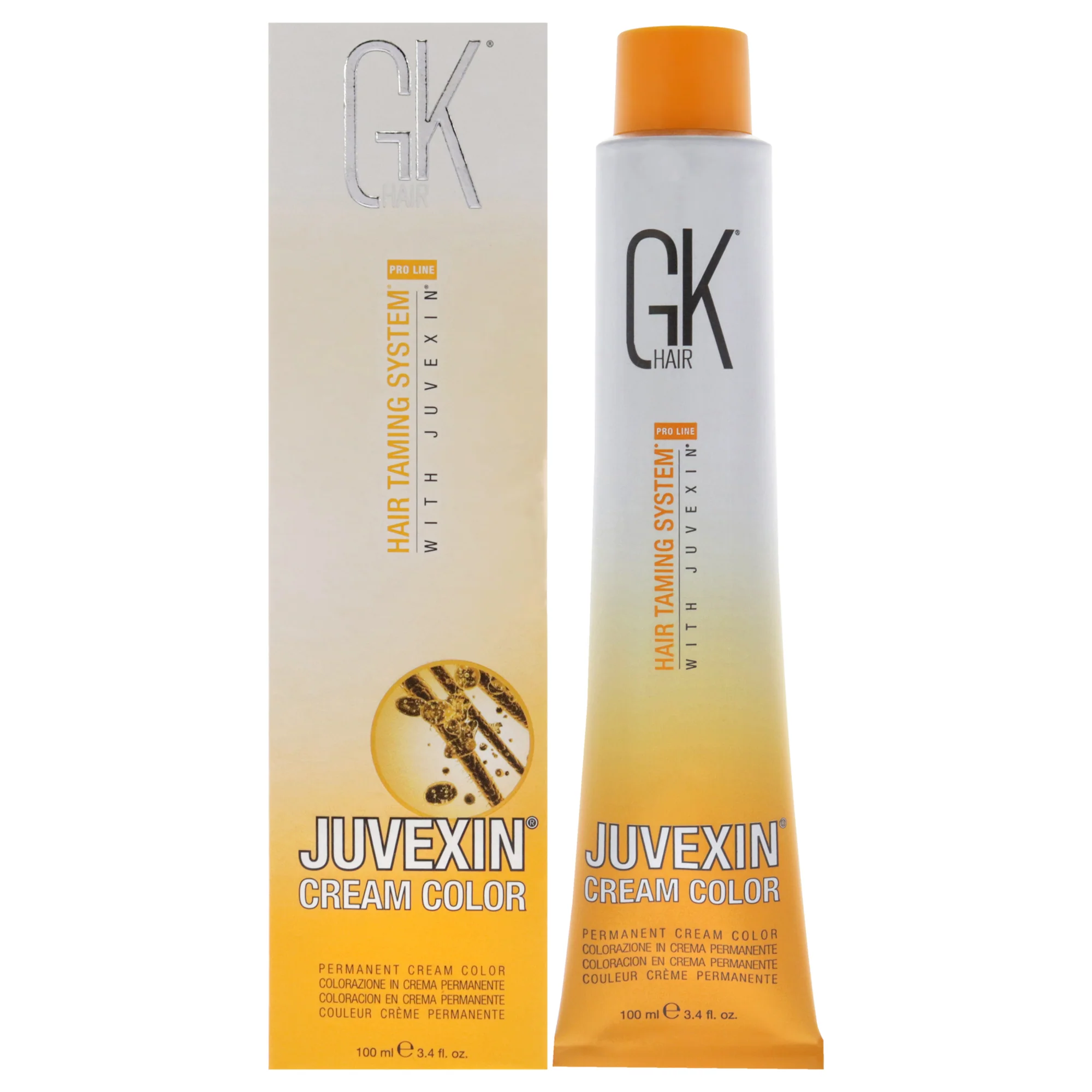 Hair Taming System Juvexin Cream Color - 4 Brown by Global Keratin for Unisex - 3.4 oz Hair Color - Olabens