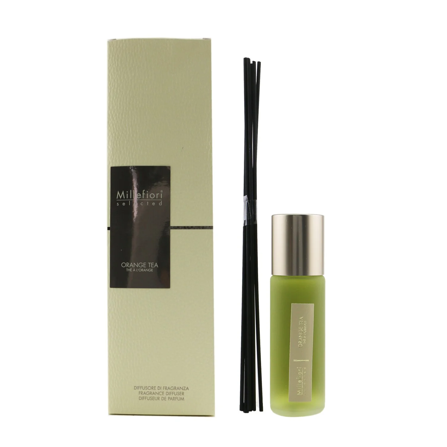 Millefiori Selected Fragrance Diffuser - Orange Tea  350ml/11.8oz - Olabens