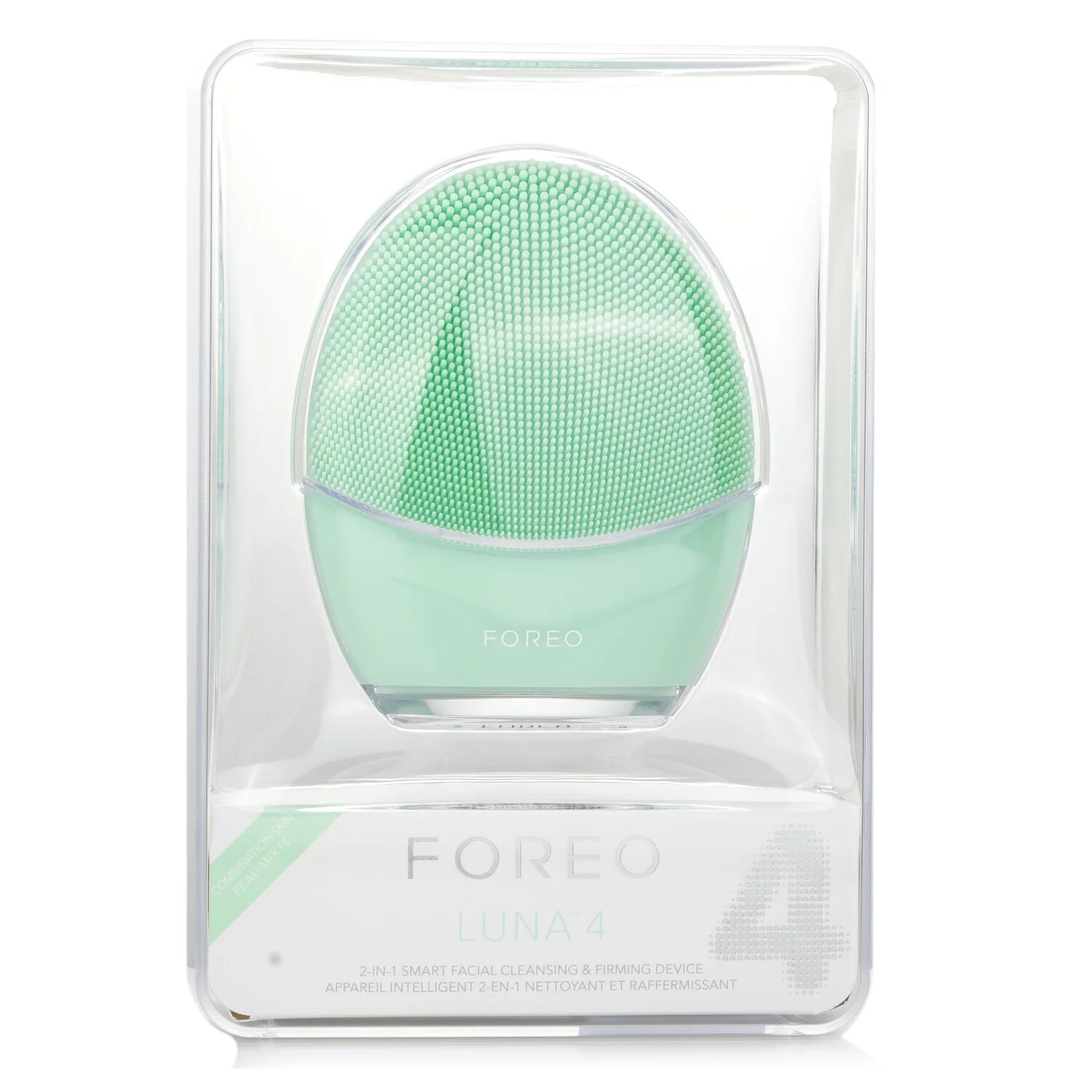 FOREO Luna 4 2-In-1 Smart Facial Cleansing & Firming Device (Combination Skin)  1pcs - Olabens