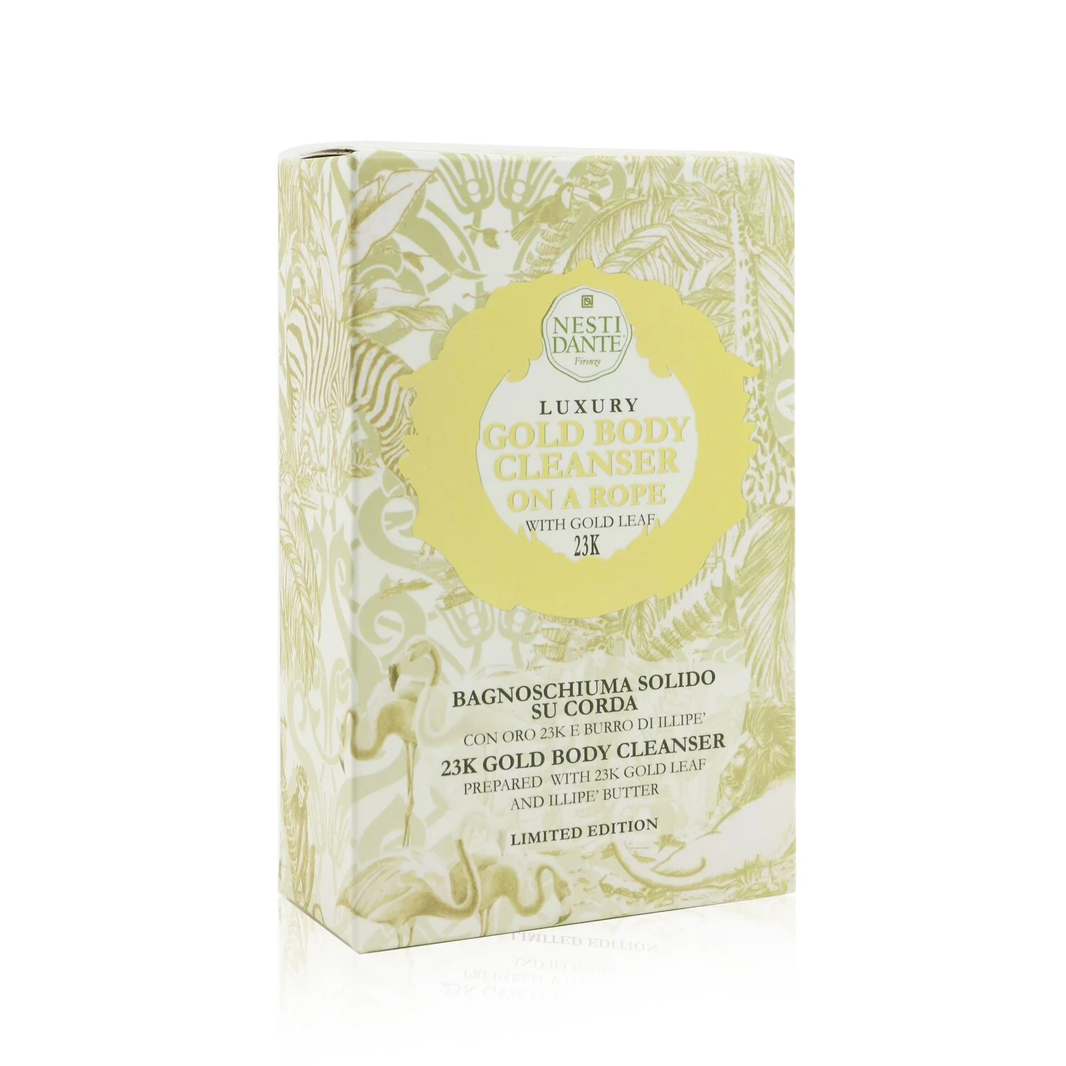 Nesti Dante Luxury Body Cleanser On A Rope - 23K Gold Body Cleanser With Gold Leaf (Limited Edition)  150g/5.3oz - Olabens