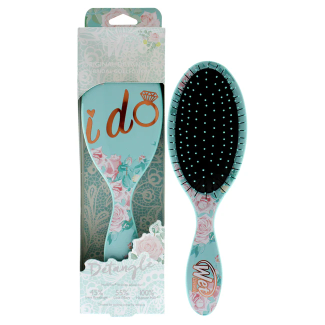 Wet Brush Original Detangler Hair Comes the Bride Brush- I Do by Wet Brush for Unisex - 1 Pc Hair Brush - Olabens