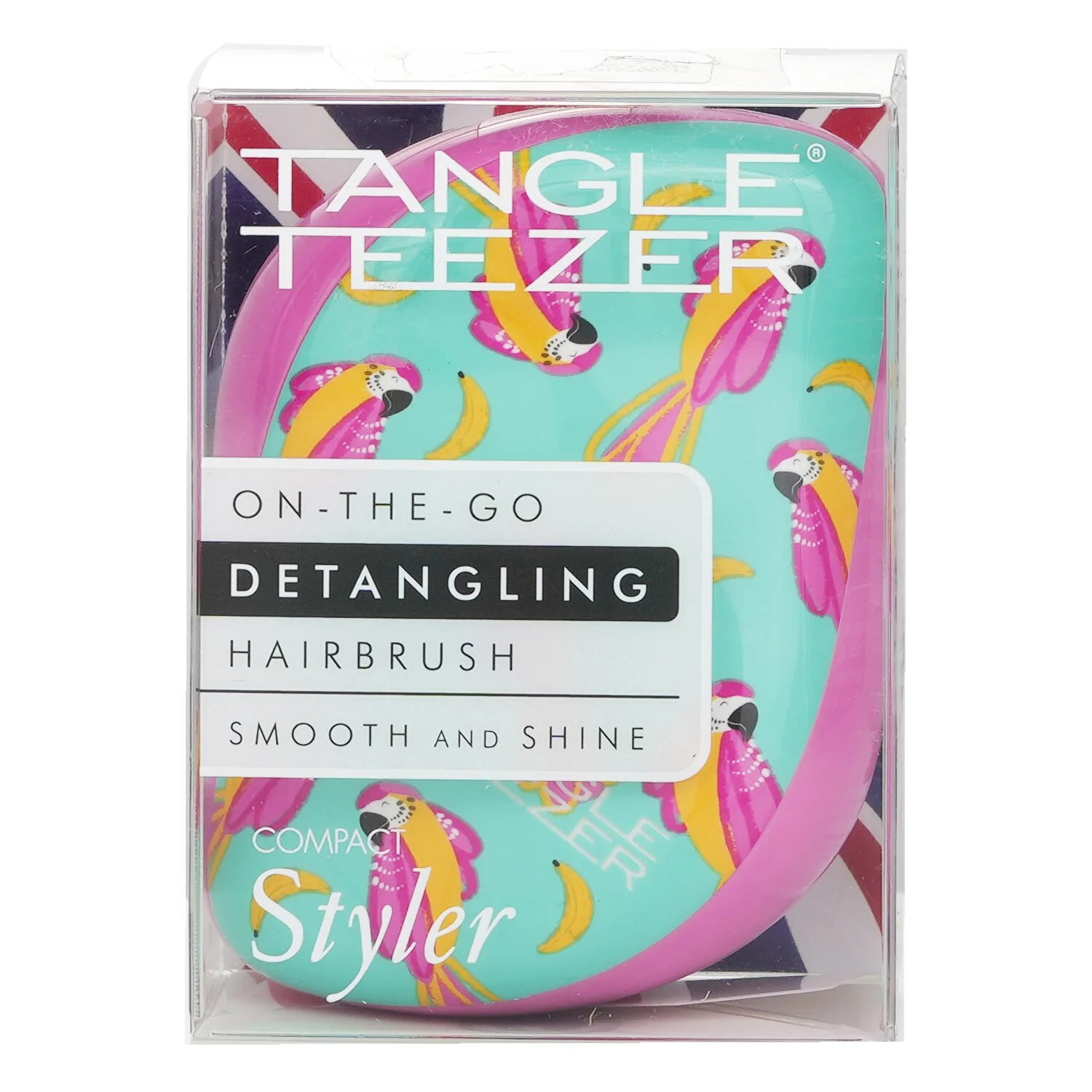 Tangle Teezer Compact Styler On-The-Go Detangling Hair Brush - # Paradise Bird  1pc - Olabens