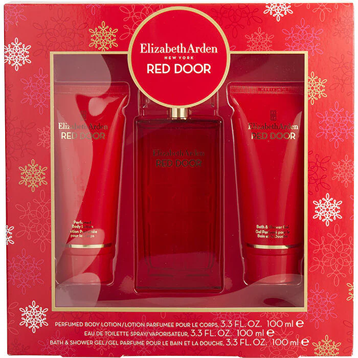 Elizabeth Arden Red Door Eau De Toilette Spray & Body Lotion & Shower Gel 100ml/3.3oz - Olabens