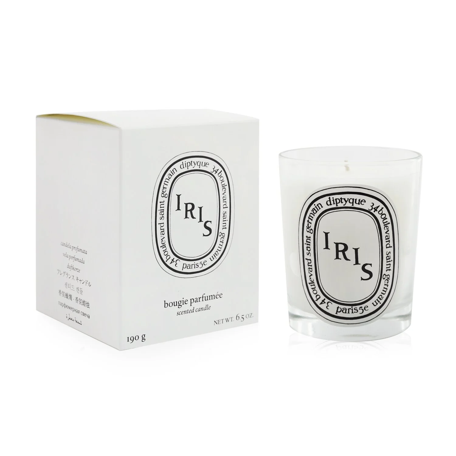 Diptyque Scented Candle - Iris  190g/6.5oz - Olabens