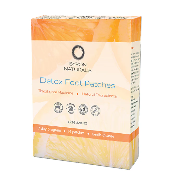 BYRON NATURALS Byron Naturals Detox Foot Patches (7 Day Program) x (7 Pairs) 14 Patches - Olabens