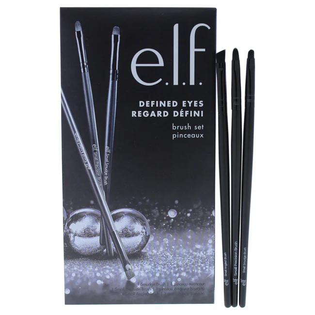 e.l.f. Defined Eyes Brush Set by e.l.f. for Women - 3 Pc Brush - Olabens