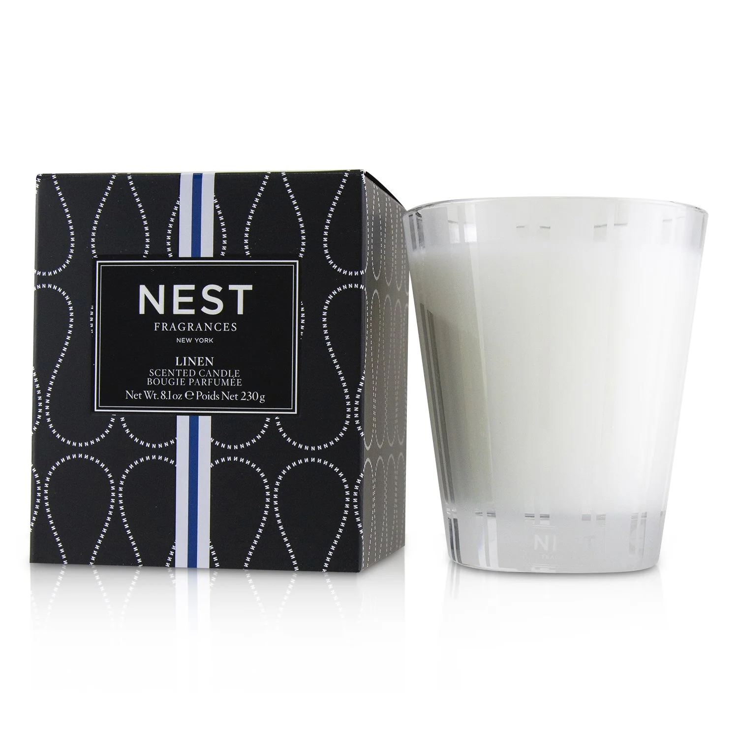 Nest Scented Candle - Linen  230g/8.1oz - Olabens