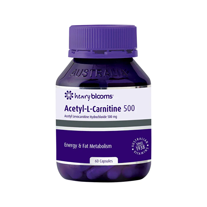 Henry Blooms Acetyl-L -Carnitine 500 60c - Olabens