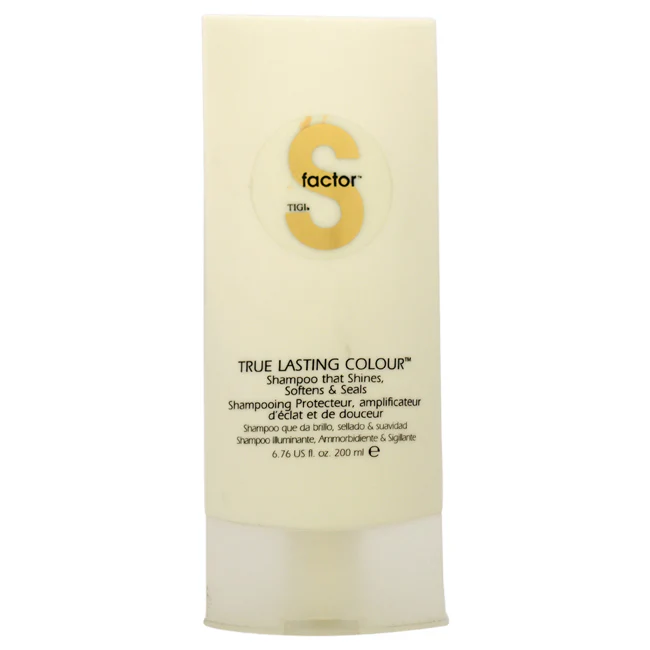Tigi S-Factor True Lasting Colour Shampoo by TIGI for Unisex - 6.76 oz Shampoo - Olabens