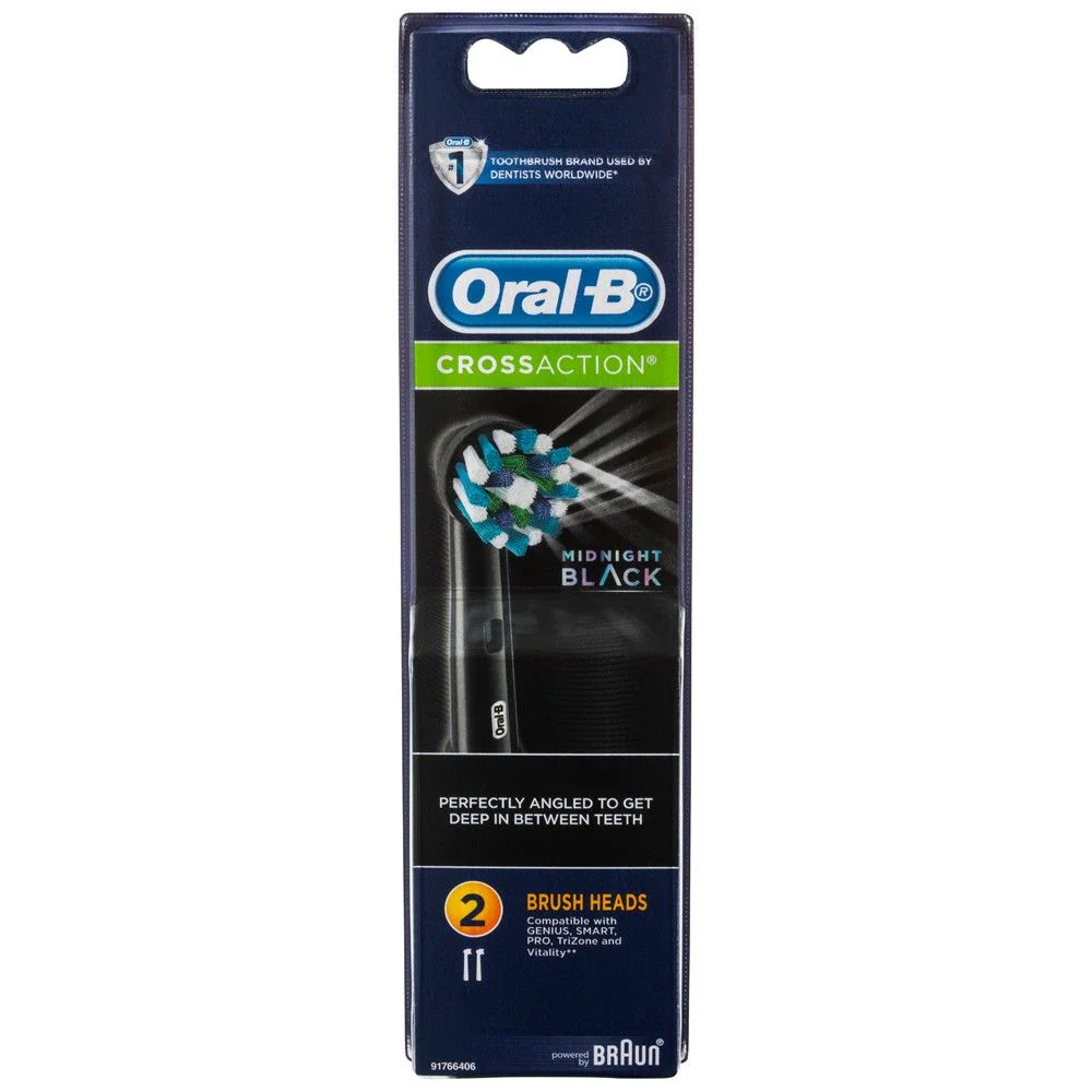 Oral B Power Brush Refill Cross Action 2 Pack - Olabens