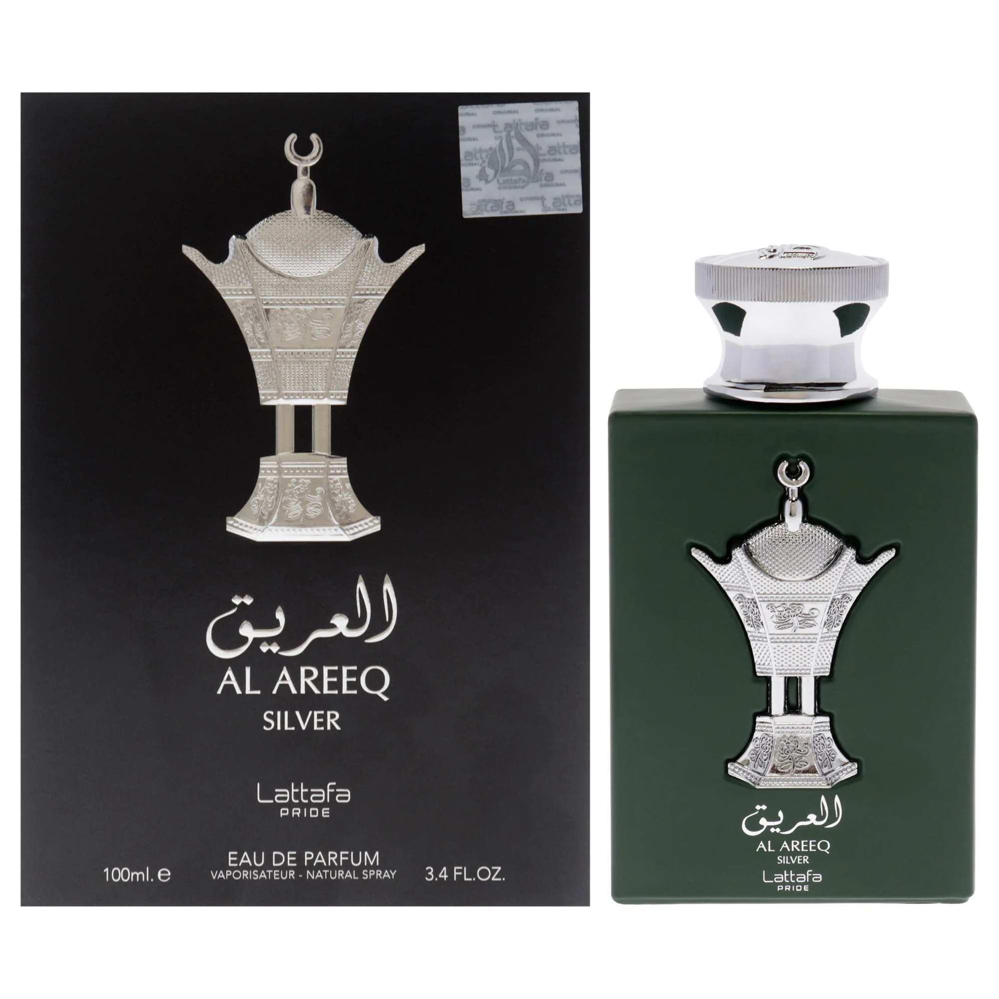 Al Areeq Silver by Lattafa for Men - 3.4 oz EDP Spray - Olabens