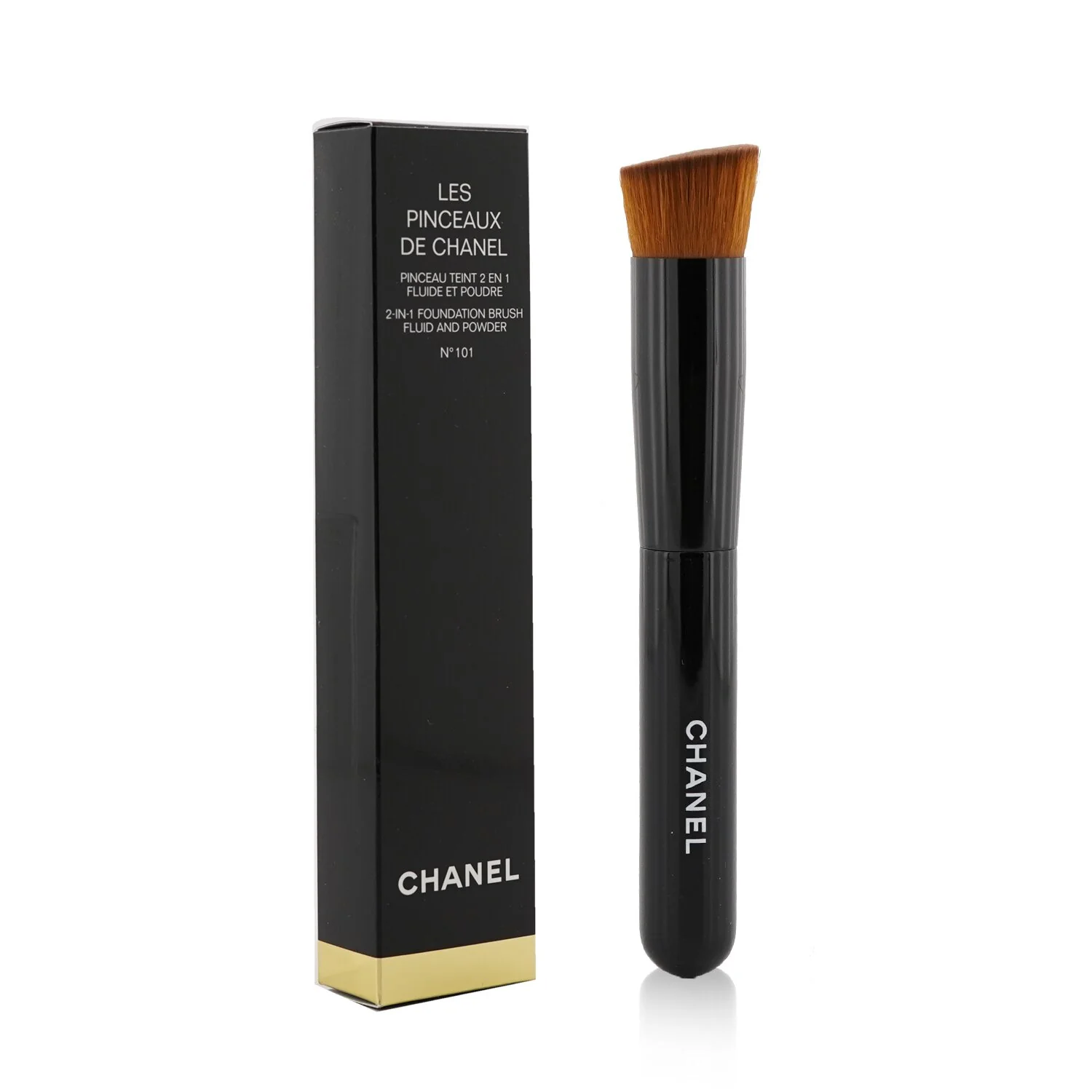 Chanel Les Pinceaux De Chanel 2 In 1 Foundation Brush (Fluid And Powder) N°101 - Olabens