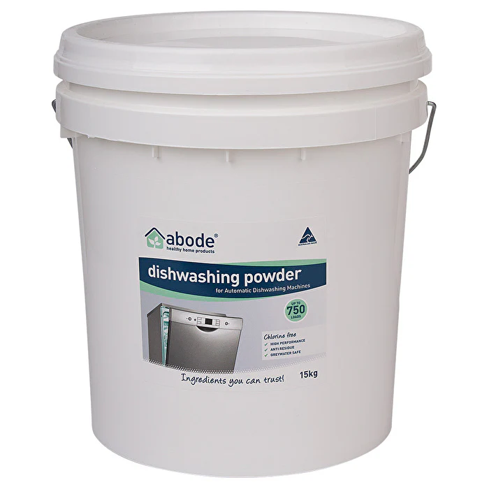 Abode Cleaning Products Abode Dishwashing Powder (for Automatic Dishwashing Machines) Bucket 15kg - Olabens