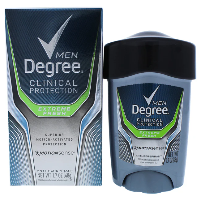Degree Clinical Protection Extreme Fresh Anti-Perspirant by Degree for Men - 1.7 oz Deodorant Stick - Olabens