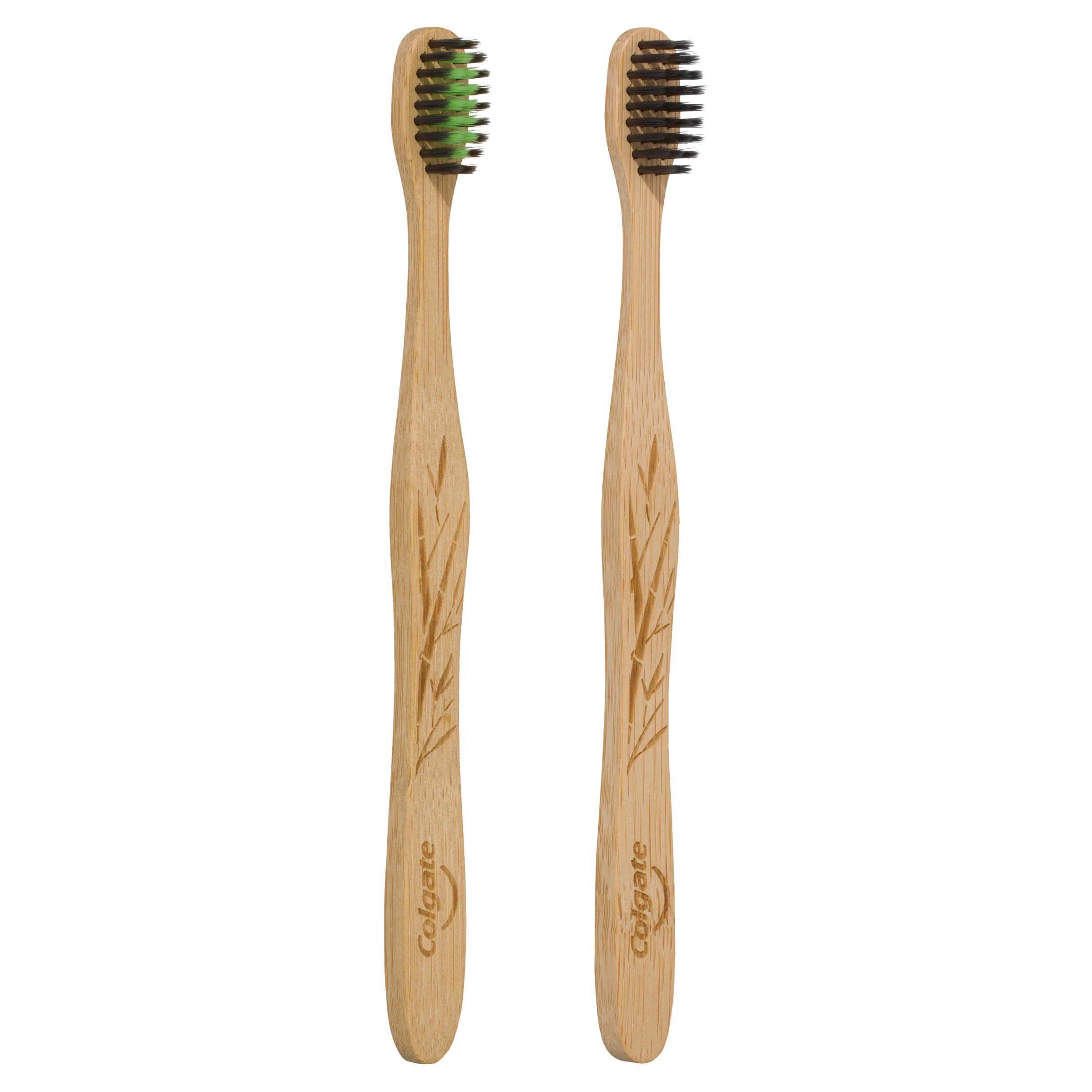 Colgate Toothbrush Bamboo Medium 2 Pack - Olabens