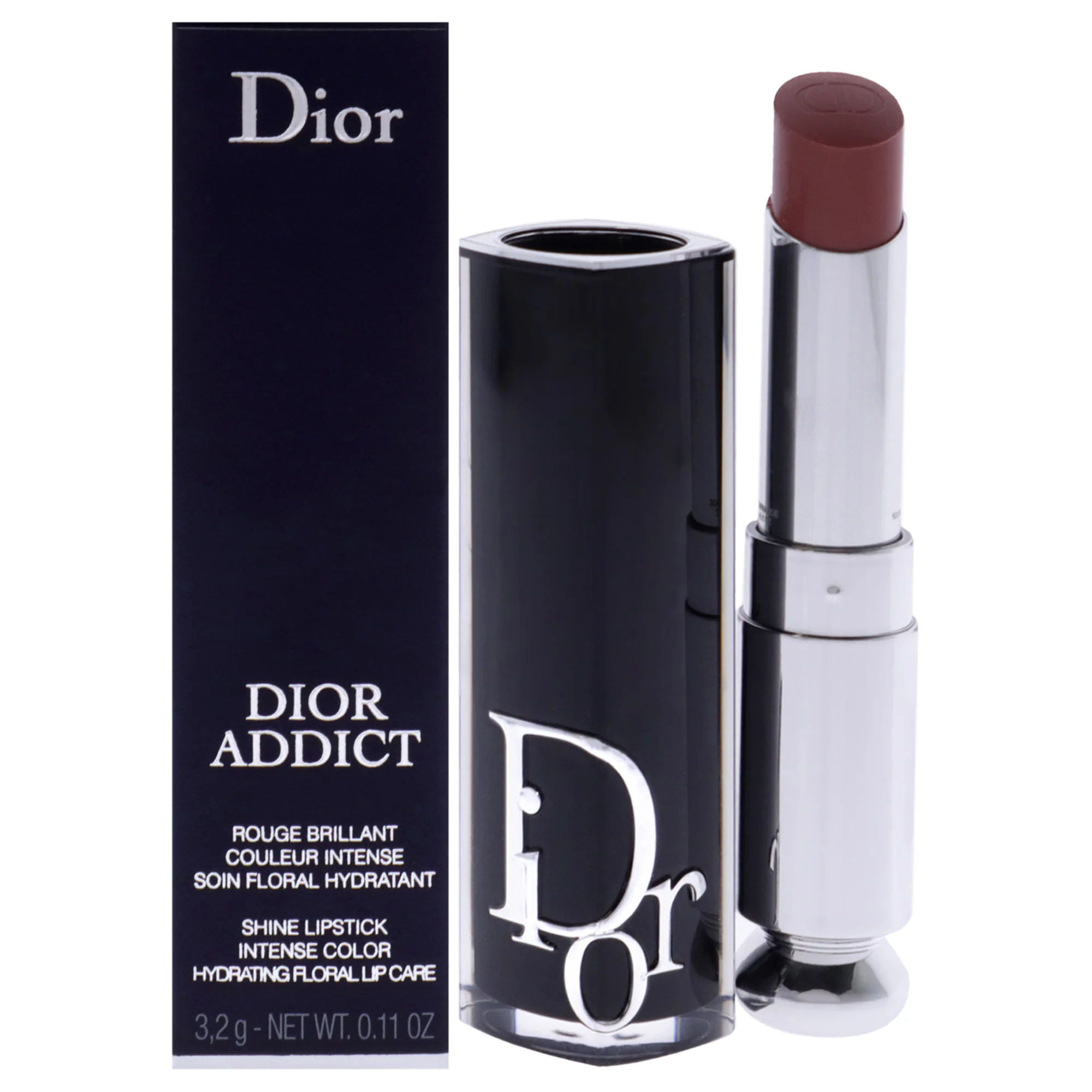 Christian Dior Dior Addict Hydrating Shine Lipstick - 100 Nude Look by Christian Dior for Women - 0.11 oz Lipstick (Refillable) - Olabens