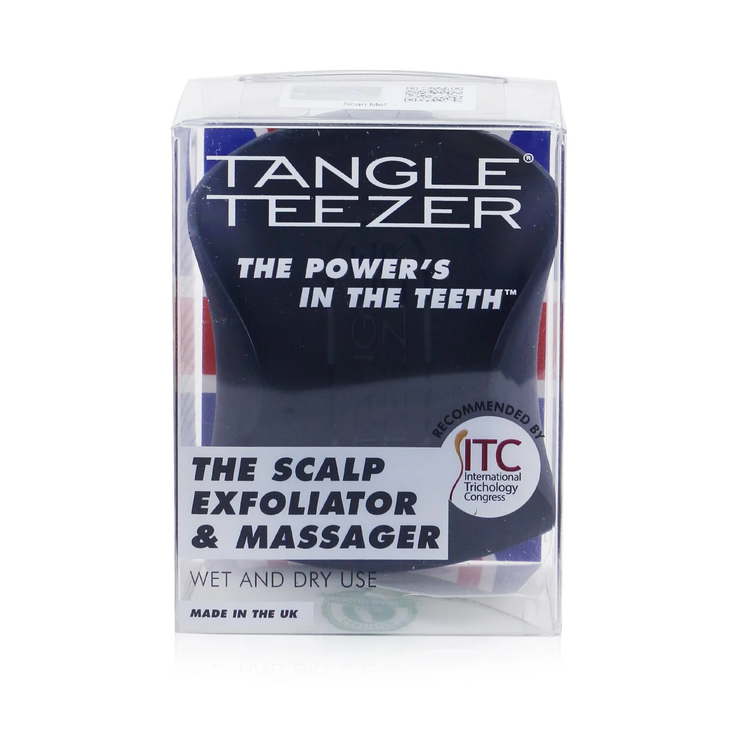 Tangle Teezer The Scalp Exfoliator & Massager Brush - # Onyx Black  1pc - Olabens
