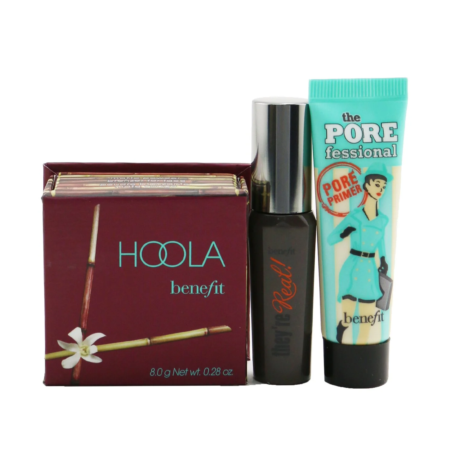Benefit Party Hopper Set (Primer + Bronzer + Mascara)  3pcs - Olabens