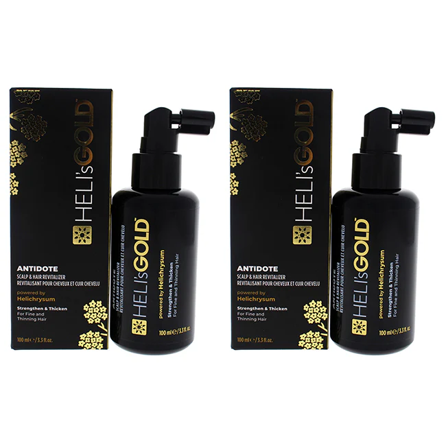 Helis Gold Antidote Scalp and Hair Revitalizer by Helis Gold for Unisex - 3.3 oz Treatment - Pack of 2 - Olabens